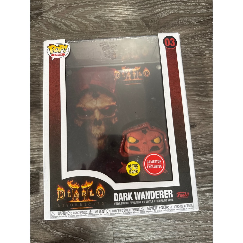 Funko Pop‎ Games Diablo Resurrected Dark Wanderer 03 Glow GameStop Exclusive